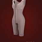3 row hook closure sleeveless full body shaper with open stall new raw view (3)
