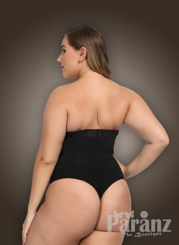 Advanced soft and comfortable high waist slimming underwear body shaper back side view