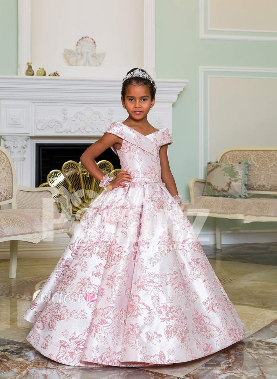 Clipkulture | Blue and Pink African Prints Ball Dress for Girls | Dress for  girl child, Kids dress, Dresses kids girl