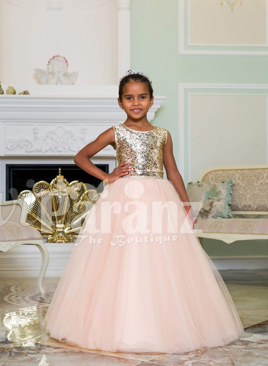 Golden Prom Dress For Teens Slit Skirt, Graduation School Party Gown, –  DressesTailor