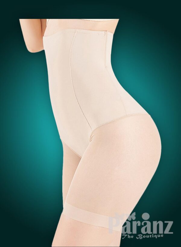 High waist slimming mid-body shaper with perfect compression all side overview