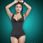 Open-bust style front hook closure custom fit underwear body shaper new