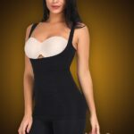 Open-bust style high waist correcting full body shaper in black new view s