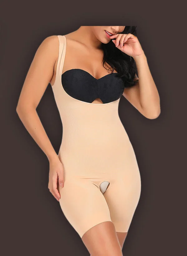 Open-bust style sleeveless full body shaper underwear for women new Without logo