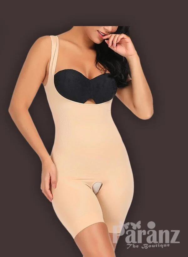 Open-bust style sleeveless full body shaper underwear for women new view