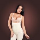 Open bust style tummy slimming body shaper with front zipper closure new views