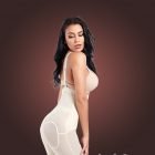 Open bust style tummy slimming body shaper with front zipper closure new views (2)