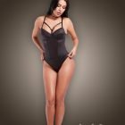 Pre cup attach buckle control bust and high waist slimming body shaper for women