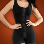 Sleeveless 3 rows front hook closure full body shaper for women