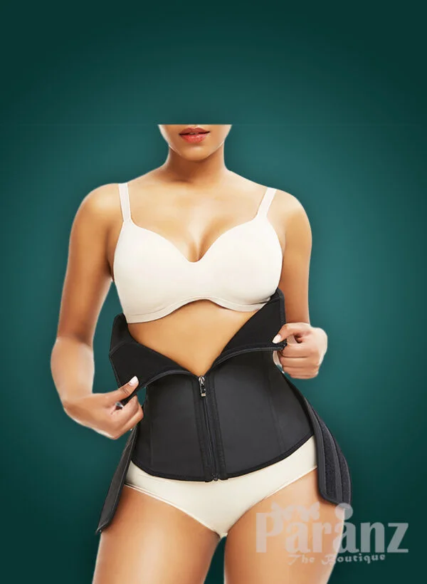 Soft & stretchable waist slimming hourglass shape creating waist cincher for womens