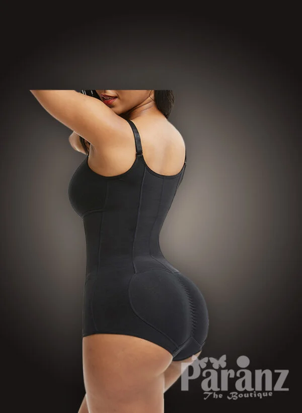 Strappy sleeve perfect underwear body shaper with tummy control and butt lifter New side view