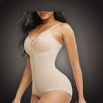 Strappy sleeve perfect underwear body shaper with tummy control & butt lifter New side views
