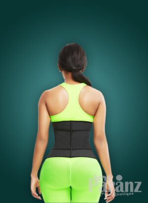 Waist slimming super comfortable hourglass shaper with two type custom closures back sidde view new
