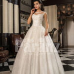 Women’s pretty princess high volume tulle wedding gown in white