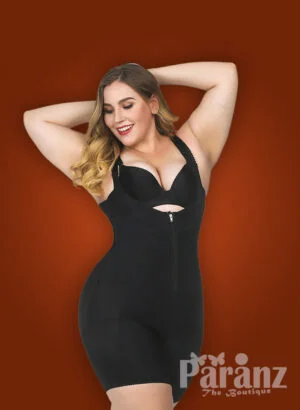 Plus size open-bust style tummy slimming waist lifting body shaper