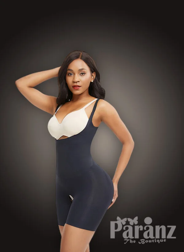 Seamless full body shaper with stunning tummy control and waist lifter new in black