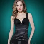 Stylish Sleeveless Open-Bust Style Black Underwear Body Shaper