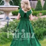 A classy and elegant formal party-wear for little Czarinas! back side view