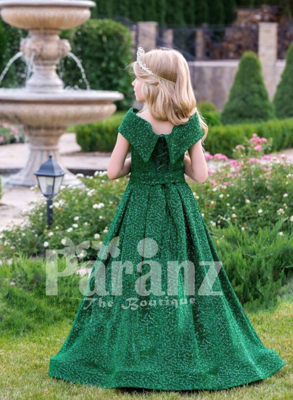 A classy and elegant formal party-wear for little Czarinas! back side view