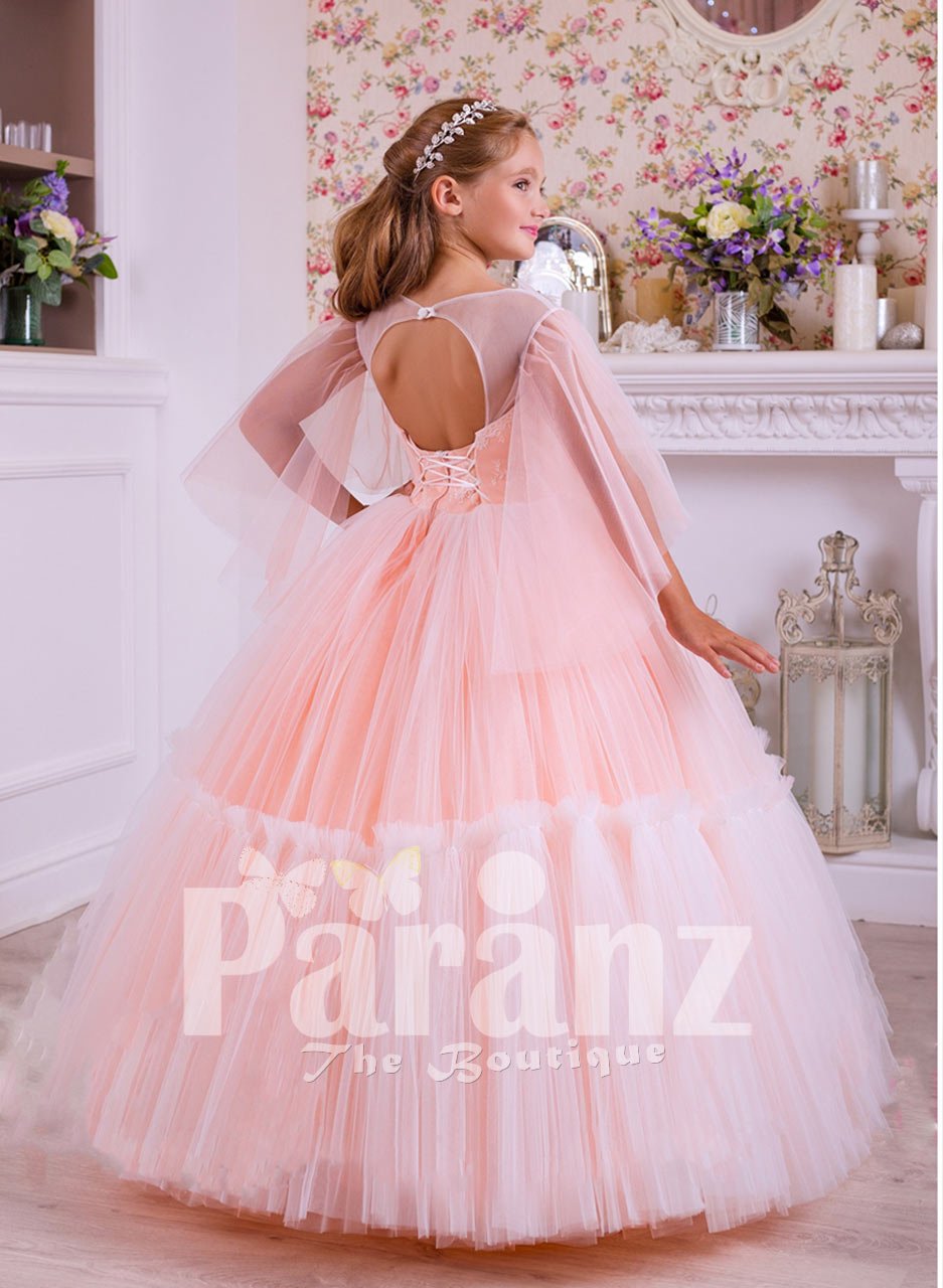 Kids Pink Grand Birthday Gown BG148 – Prince N Princess