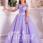 A long formal dress for little girls posh and elegant in design