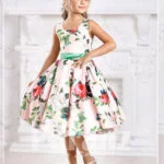 A plush dress for little girls that radiates grandeur