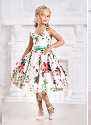A plush dress for little girls that radiates grandeur