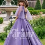 A regal dress for your little daughter to mark any formal gathering side view