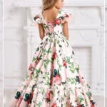 A simple formal dress for little girls that sparks grace back side view