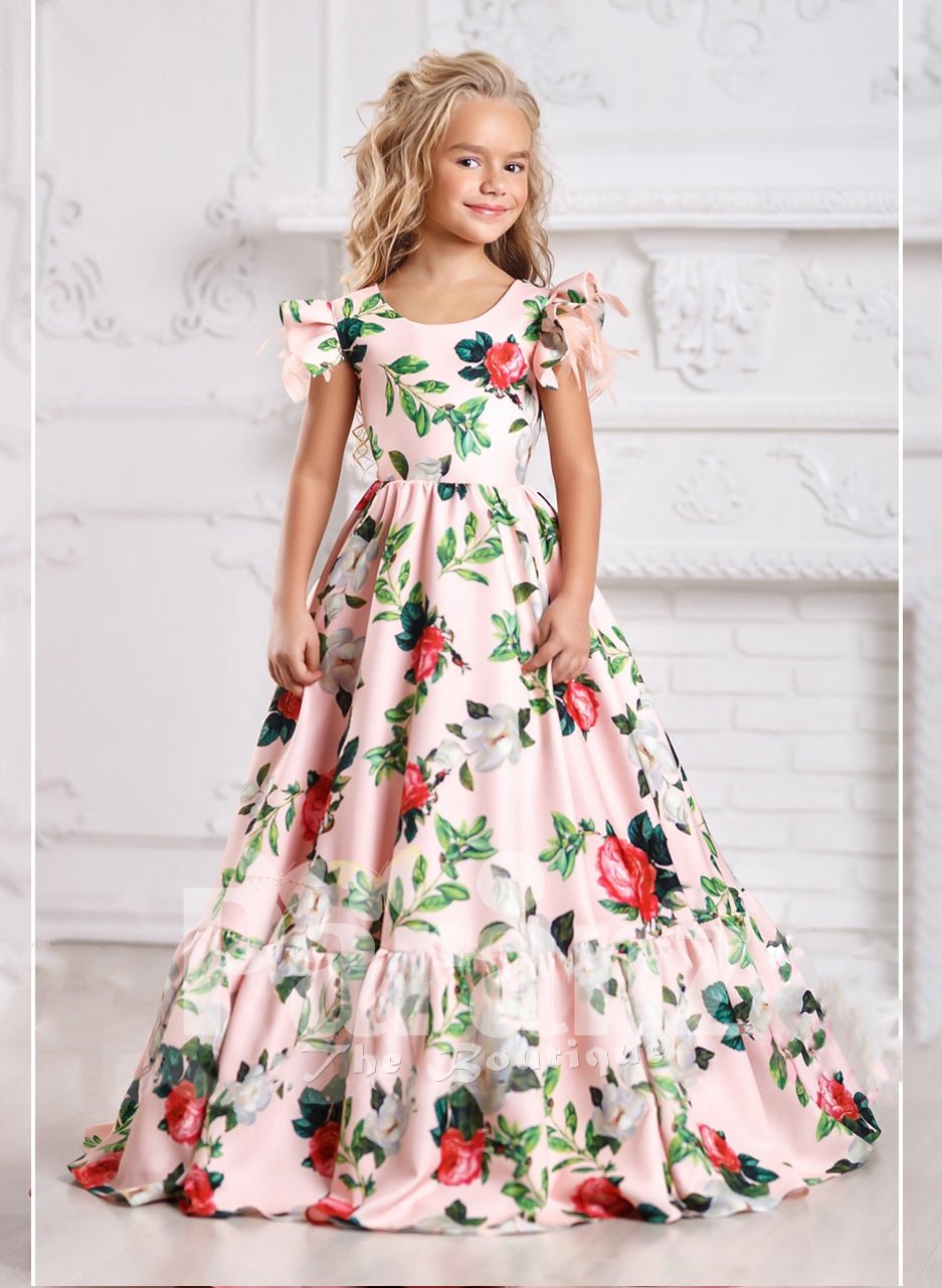 Kids Gown | Birthday girl dress, Kids' dresses, Kids gown