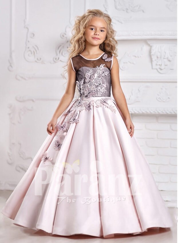 Blending flamboyance with innovative designing in formal dress for little girls