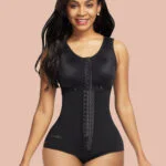 Black High Waist Shoulder Hooks Full Bodysuit Shapewear Curve Creator with out logo