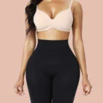 Black Seamless Large Size Body Shaper Shorts Curve Slimmer