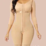 Dark Skin Butt Lifting Hooks Straps Full Body Shapewear Breathable