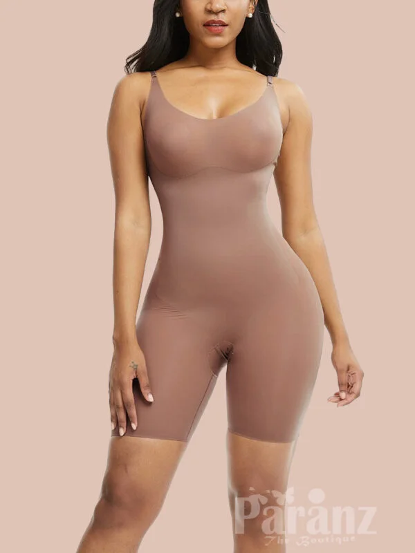 Pretty Skin Color Large Size Full Body Shaper Solid Color Smoothlines