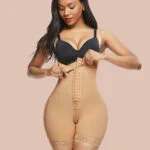 Skin Color Adjustable Strap Full Shapewear Plus Size Curve Slimmer