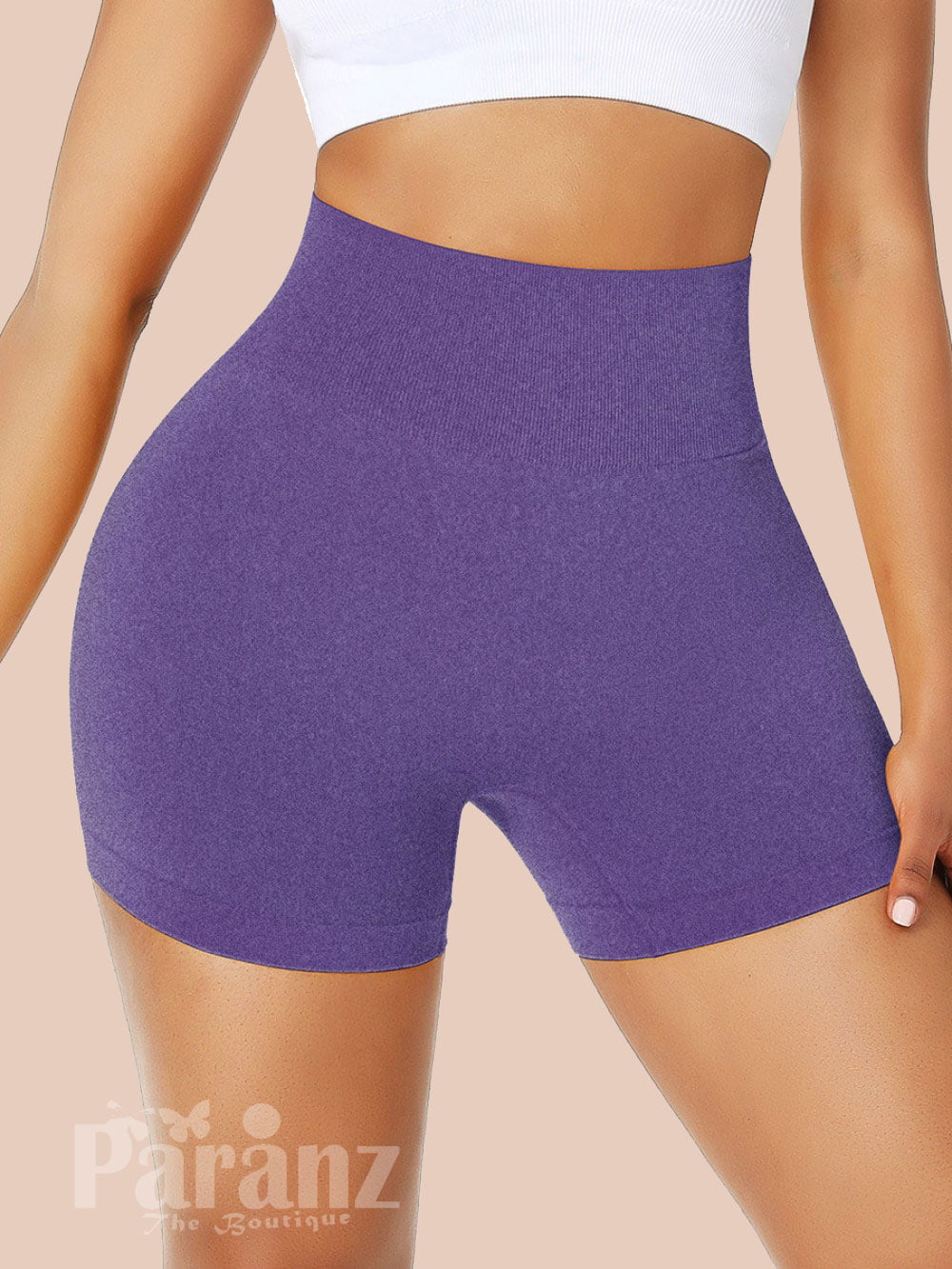 Womens Purple Sport Shorts