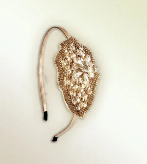 Rhinestone and Crystal Beaded Headband